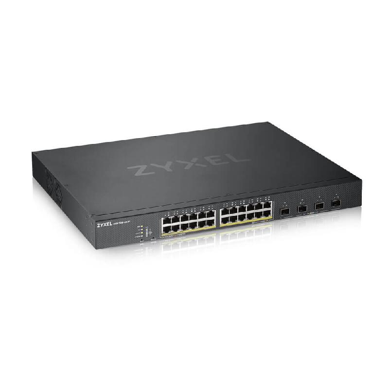 Zyxel XGS1930-28HP Géré L3 Gigabit Ethernet (10/100/1000) Connexion Ethernet, supportant l'alimentation via ce port (PoE) Noir_0
