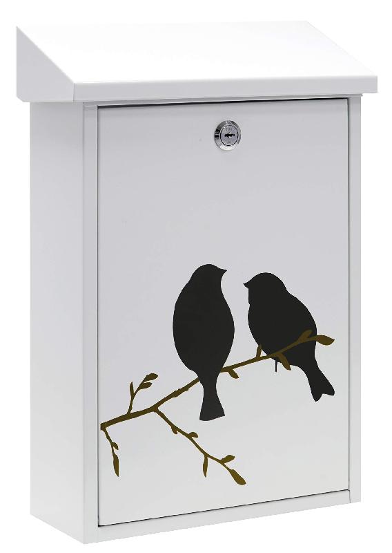ARREGUI PREMIUM E5601-BIR - Boîte aux lettres en acier taille M (DIN A4) - Étanche et robuste avec design sérigraphié_0