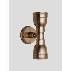 Applique murale TATE - L 9 x P 14 x H 21 cm - Laiton couleur bronze - Bistromania - 35118_0