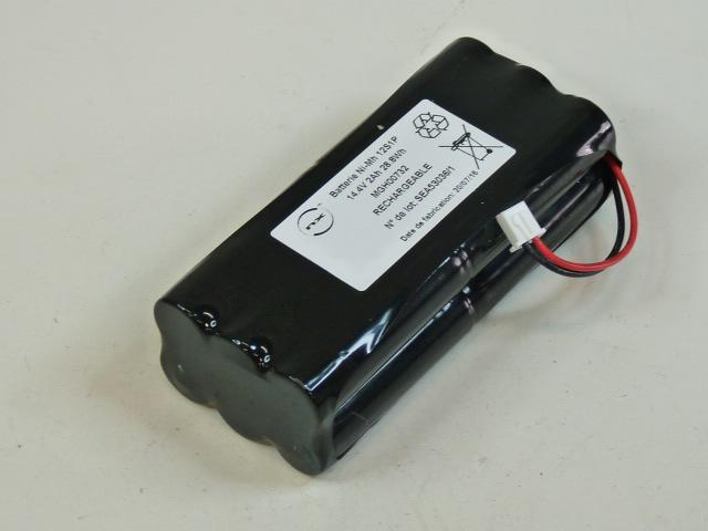 BATTERIE NIMH 12X AA 12S1P ST5 14.4V 2AH JST_0