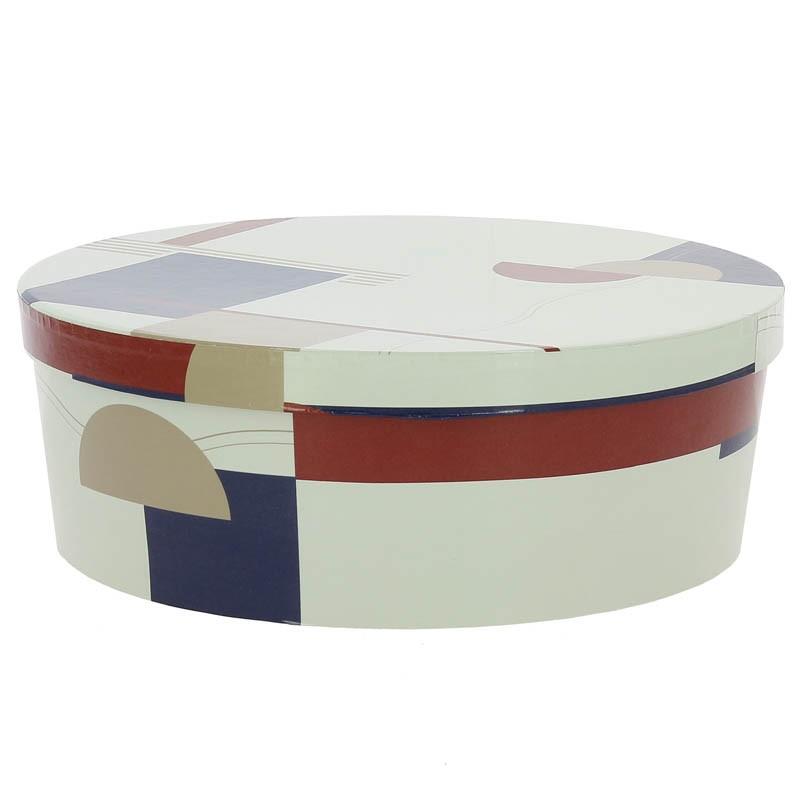 Boite carton ronde empilable Terracotta Ø33 -_0