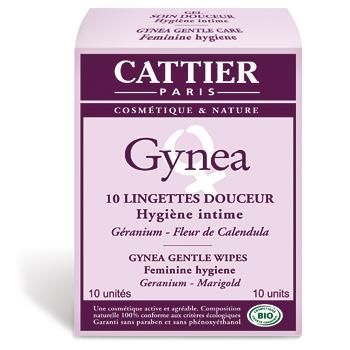 CATTIER - 10 LINGETTES DOUCEUR HYGIÈNE INTIME