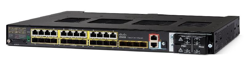 Cisco IE-4010-16S12P commutateur réseau Géré L2/L3 Gigabit Ethernet (10/100/1000) Connexion Ethernet, supportant l'alimentation via ce port (PoE) 1U Noir_0