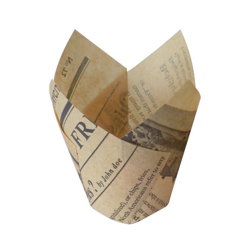 ECOLOMIQUE - 12 Pcs - Caissette de cuisson papier 