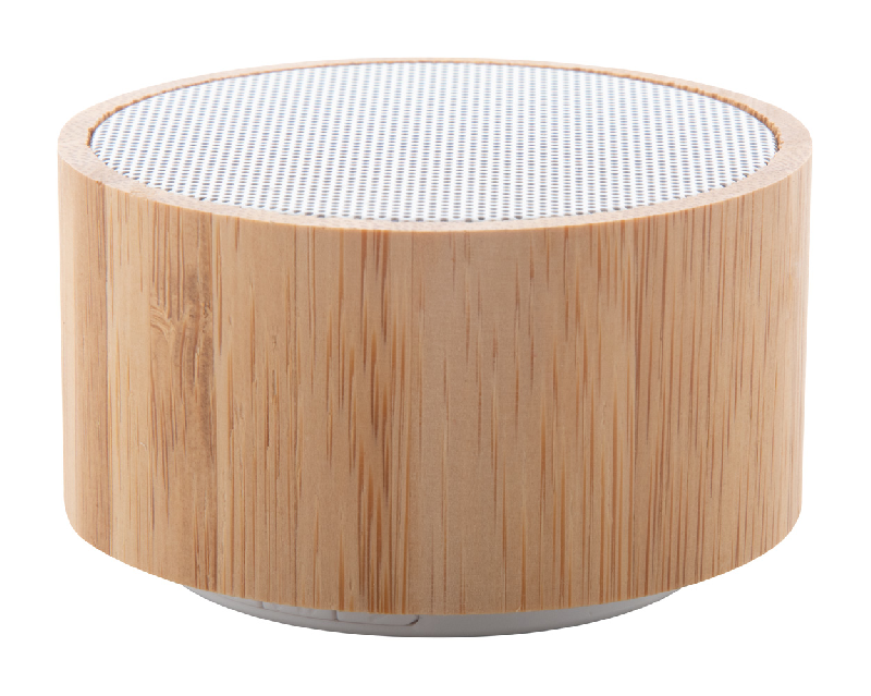 Enceinte Bluetooth - Boîtier en bambou - Fonction mains libres, radio FM et batterie rechargeable_0