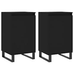 Helloshop26 - Buffet bahut commode armoire meuble de rangement organisateur cuisine salle de séjour salons lot de 2 40 x 35 x 70 cm 02_0036901 - 3000_0