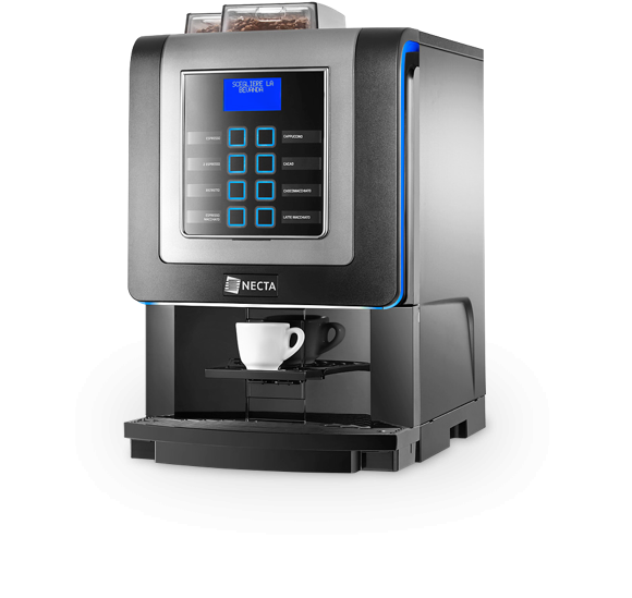 Machine à café de bureau - Koro Prime - design contemporain, 8 sélections, expresso autonome ou réseau_0