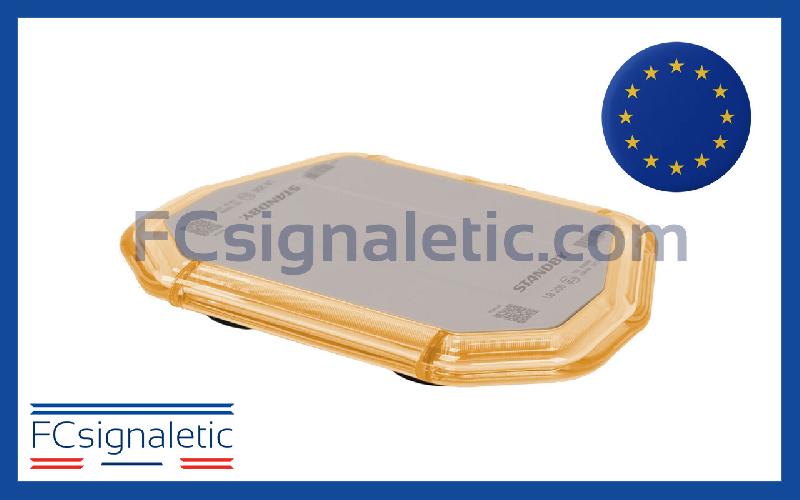 Mini rampe ORTUS LB200 orange magnétique prise allume cigare 300mm STANDBY MERCURA 506-584-03-2-001_0