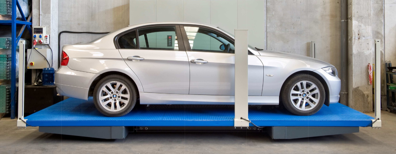 Monte voiture électro hydraulique - plateforme élévatrice avec vitesse de 0.09 à 0.13m/s et capacité de 2500 kg_0
