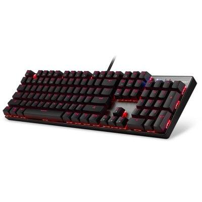 Motospeed Inflictor CK104 - Clavier de jeu mécanique en métal - Commutateur bleu - Aluminium - Rétroéclairage RVB - 169285701_0