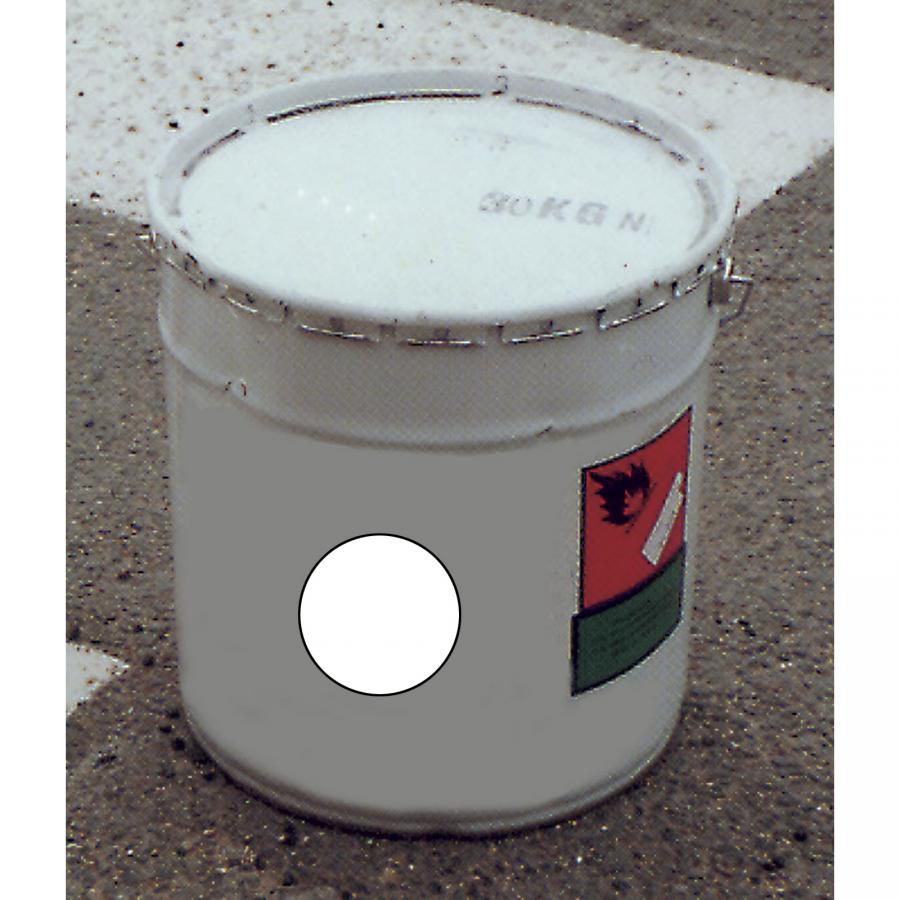 Peinture routière blanche 5 kg - Réf PEINT5 - Homologuée 1 million de passages de roues_0