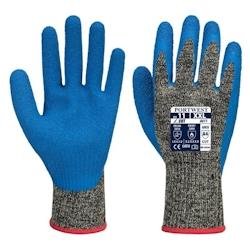 Portwest - Gants anti coupures de niveau D Aramide latex HR Bleu Taille 11 - 5036108321568_0