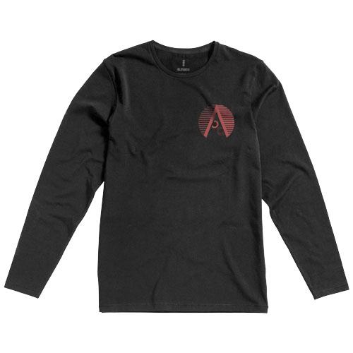 T-shirt bio manches longues pour homme Ponoka - coton biologique stretch 200 g/m²_0
