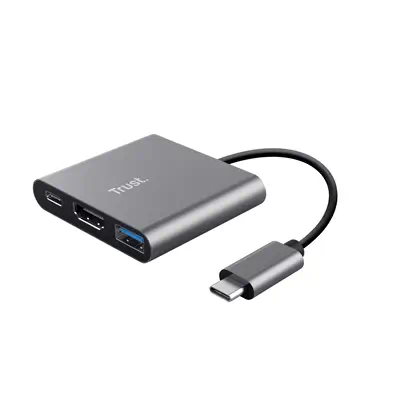 Trust Dalyx USB 3.2 Gen 1 (3.1 Gen 1) Type-C Aluminium, Noir_0