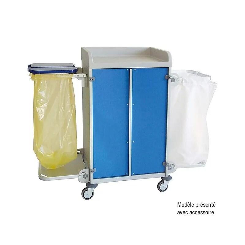 Ariane Chariot Linge Propre Blanchisserie 2 Etageres (268L) - gris 3950 ON 002 C1_0