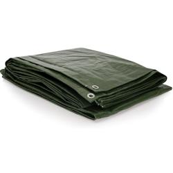 Bâche plastique 5 x 8 m Verte Protection Anti UV 120g/m² VITO - vert plastique polypropylène 5604612031107_0