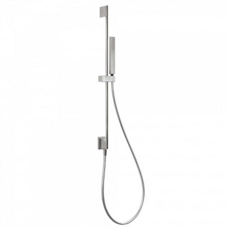 BARRE COULISSANTE AVEC PRISE D’EAU AU MUR Ø 14 MM. LONG. 760 MM. DOUCHETTE ANTICALCAIRE. FLEXIBLE. - TRES 03493201AC