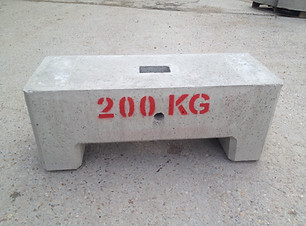 Bloc de béton moulé empilable - Masse 200kg Lestage - REF2190200_0