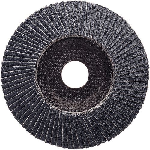 BOSCH 10 PLATEAU À LAMELLES X551 POUR MÉTAUX DIAMÈTRE 125 MM, GRAIN 60, COUDÉ