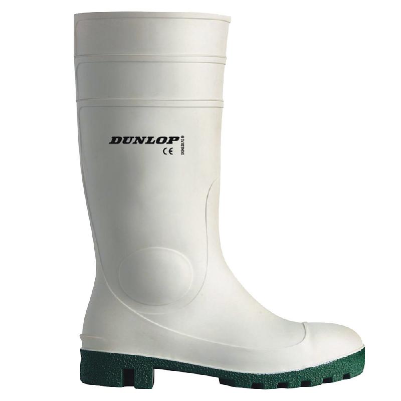 BOTTES DE SÉCURITÉ PVC MILIEU AGROALIMENTAIRE HYGRADE SAFETY DUNLOP, POINTURE 40