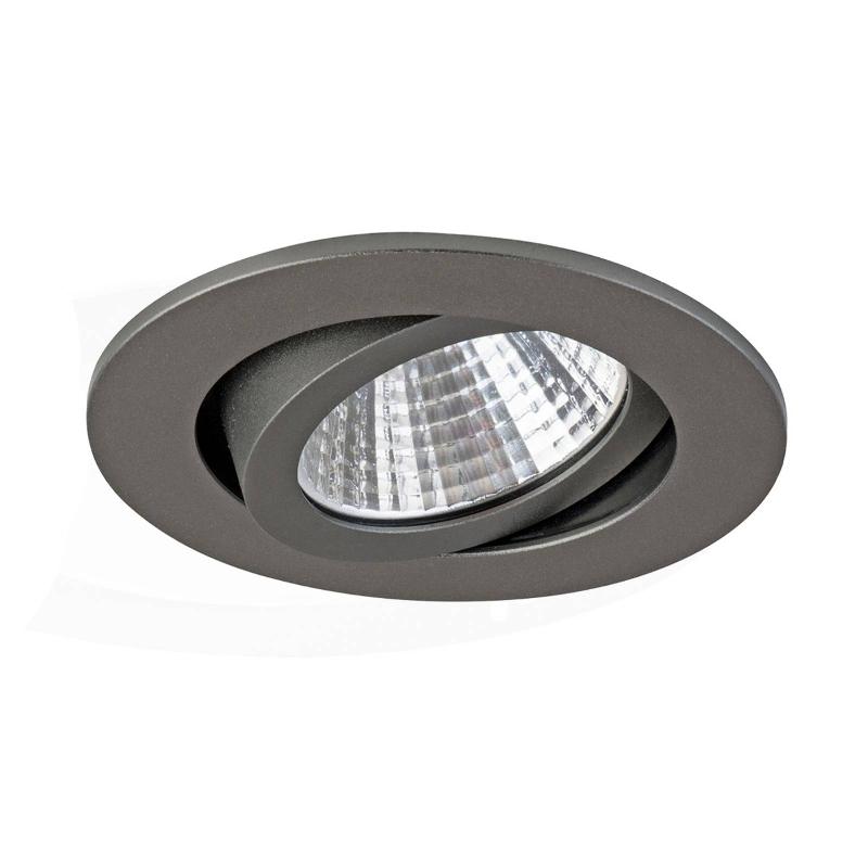 BRUMBERG SPOT ENCASTRÉ IP65 ROND, TITANE