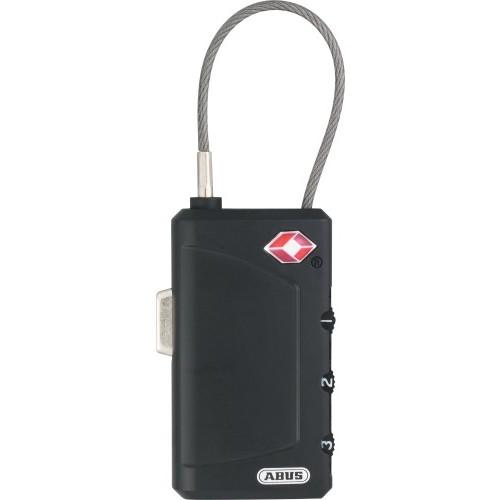 CADENAS À CODE 3 VIROLES - 148TSA - NOIR - BLISTER ABUS