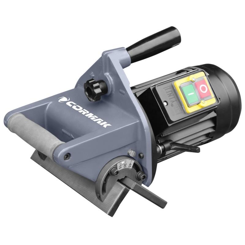 Chanfreineuse portative pour tôle Cormak KFM200M - angle réglable 15° à 45°_0