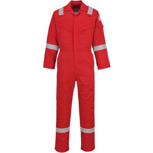 COMBINAISON ANTISTATIQUE LÉGÈRE 210G FR21 ROUGE M - PORTWEST