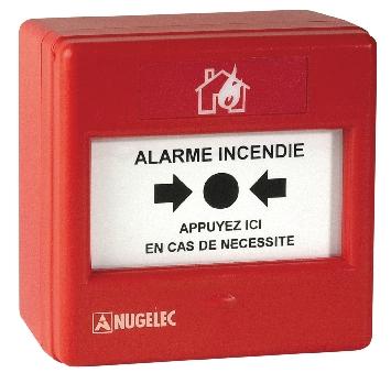 DÉCLENCHEUR MANUEL ALARME INCENDIE ROUGE - MANUTAN COLLECTIVITÉS