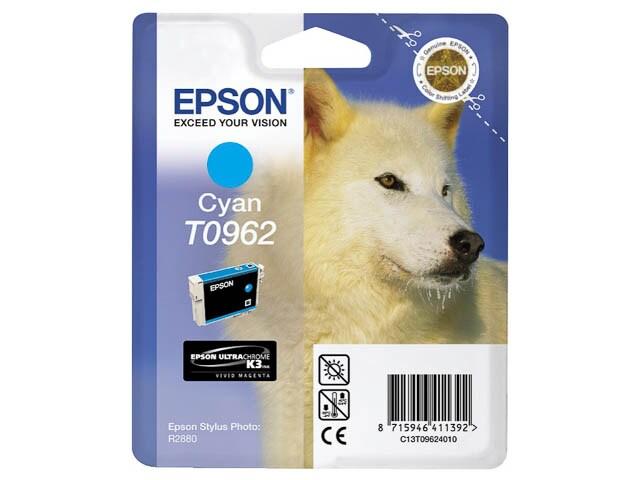 Epson Loup Cartouche Cyan C13T09624010 (T0962) - bleu 000000170015440533_0