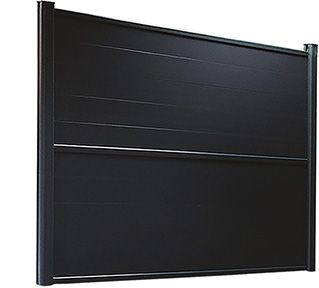 Evoluclos - Clôture en aluminium Debarge - Hauteur supérieure à 1,10 m avec traverse intermédiaire_0
