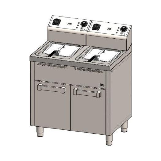 Friteuse sur meuble - 2 cuves de 10L HR Fainca FD10L10LTRIF9600E_0