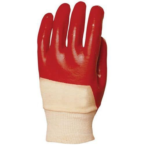 GANTS DE MANUTENTION EUROSTRONG 3420 PVC ROUGE - 9 - COVERGUARD