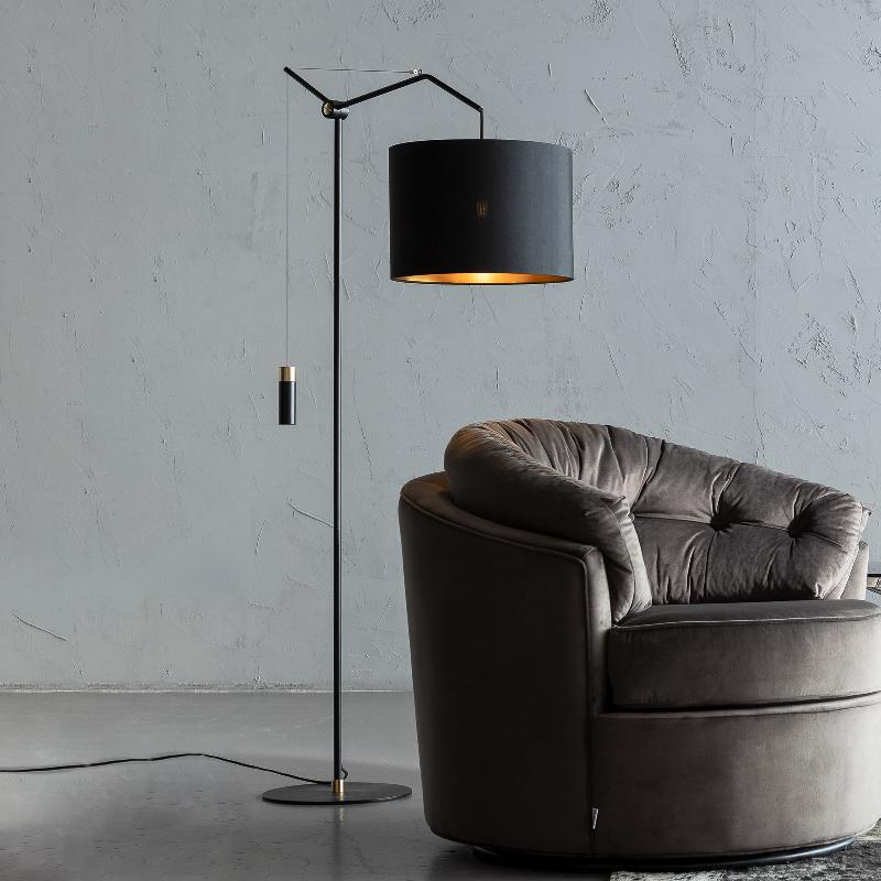 KARE SALOTTO LAMPE SUR PIED, RÉGLABLE EN HAUTEUR