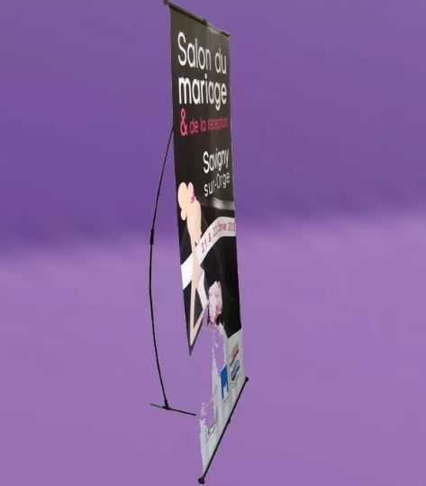 L banner eco - totem - stand pliable - 60x160 cm_0