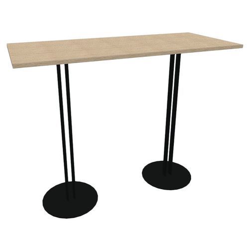 MANGE-DEBOUT ROXANE 140X60 CHÊNE DE FIL/NOIR