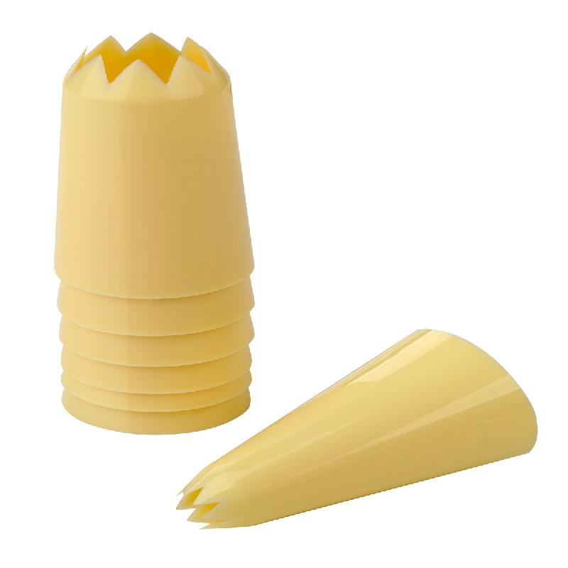 METRO PROFESSIONAL Set de douilles en étoile 7 unités, plastique, jaune - jaune plastique polypropylène 18221510_0