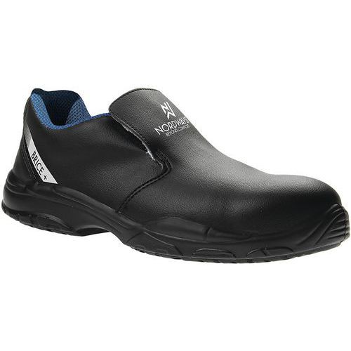 MOCASSIN DE SÉCURITÉ HAUT DE GAMME BRICE PLUS NOIR T45 - NORDWAYS