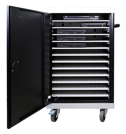 NCU-12-FH-SC - Chariot multimédia NoteCart Unifit 12 ordinateurs portables - Arhtim - 69 kg_0