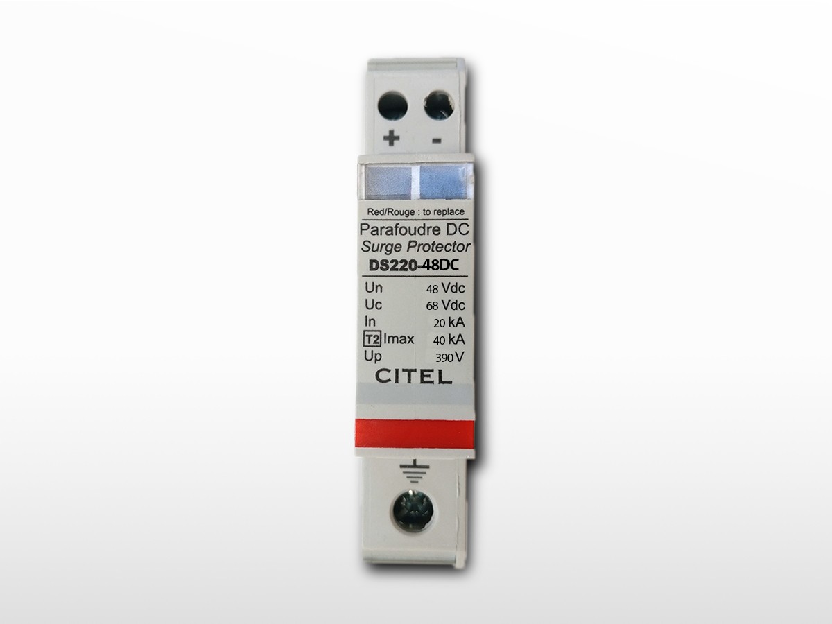 Parafoudre CITEL DS240S-48DC - courant continu 48 à 68V - protection surcharge et surtension_0