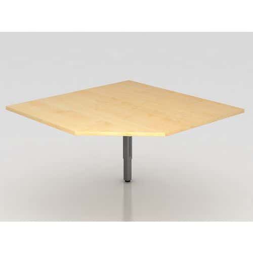 PLATEAU RACCORDEMENT TRAPÈZE SÉRIE R-CHÊNE AMBRÉ-ARGENT - HAMMERBACHER