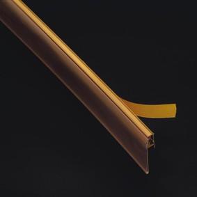 Porte étiquette basculant 40 x 1000 adhésif - Blanc pur RAL 9010_0