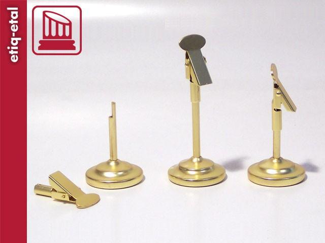 PORTE ÉTIQUETTES PRIX PIEDS METAL DORÉS