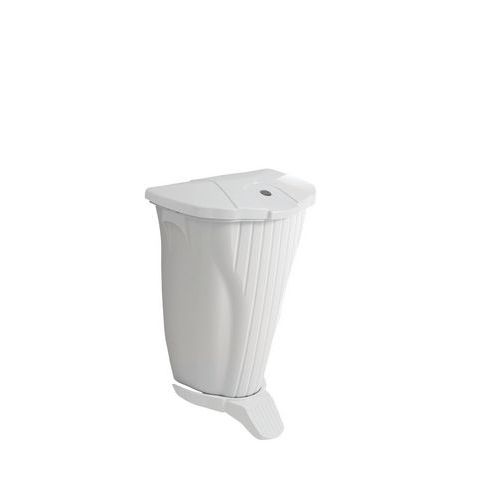 POUBELLE POUR SANITAIRE MURALE À PÉDALE WALL-UP - 50 L - TTS