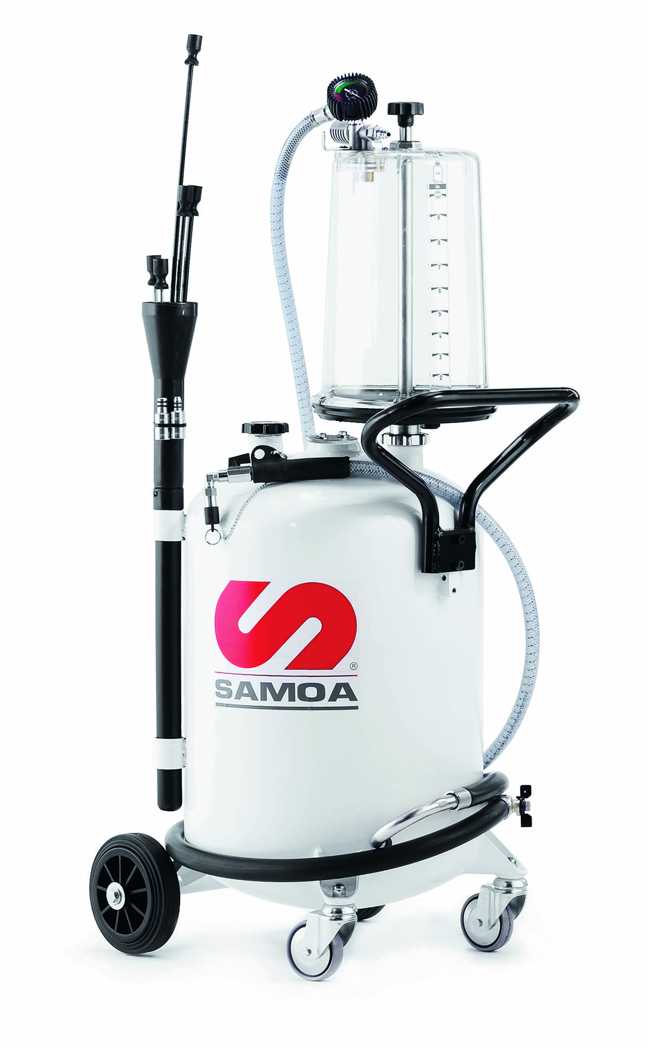 Récupérateur d'huile usée 70 litres par aspiration - bol transparent de contrôle - Réf 373 100_0
