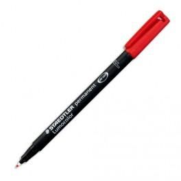 STAEDTLER FEUTRE POUR RÉTROPROJECTION POINTE FINE ENCRE PERMANENTE ROUGE LUMOCOLOR
