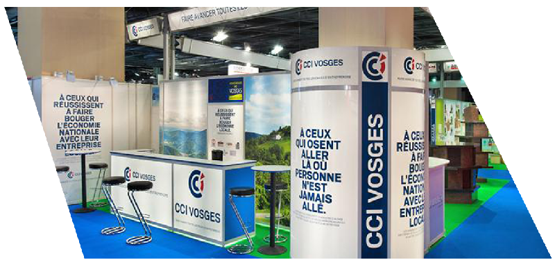Stand collectif - Fabrication en France et Europe - Stands pour salons, expositions et foires_0