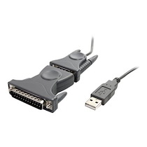 STARTECH.COM CÂBLE ADAPTATEUR USB VERS PORT SÉRIE DB9 - DB25 AVEC ADAPTATEUR DB9 DB25 - ADAPTATEUR SÉRIE - USB 2.0
