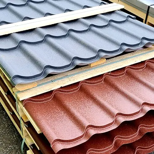 Tôles imitation tuiles - 2m, Gris - RAL 7016_0