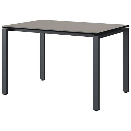 TABLE MALIBU 120X80 T6 SOUDÉ ST ANTIB GRIS U727/NO GRIS 7016